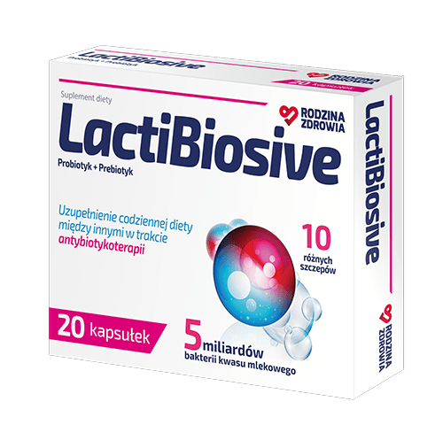 Rodzina Zdrowia Lactibiosive 20 kapsułek