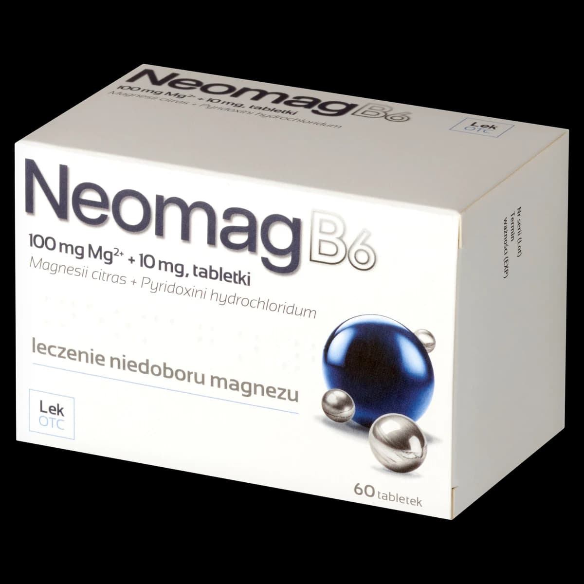 NeoMag B6 100 mg + 10 mg 60 tabletek